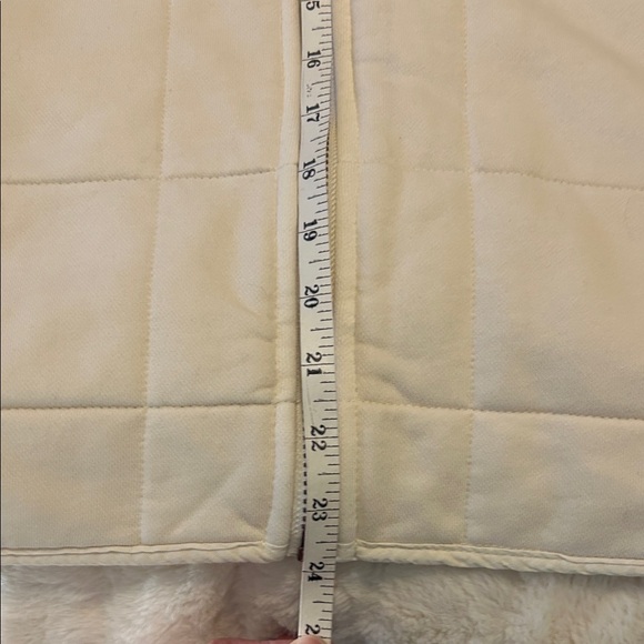 By Together Cream Quilted Zip-Up Relaxed Fit Jacket Size Small - Picture 8 of 10